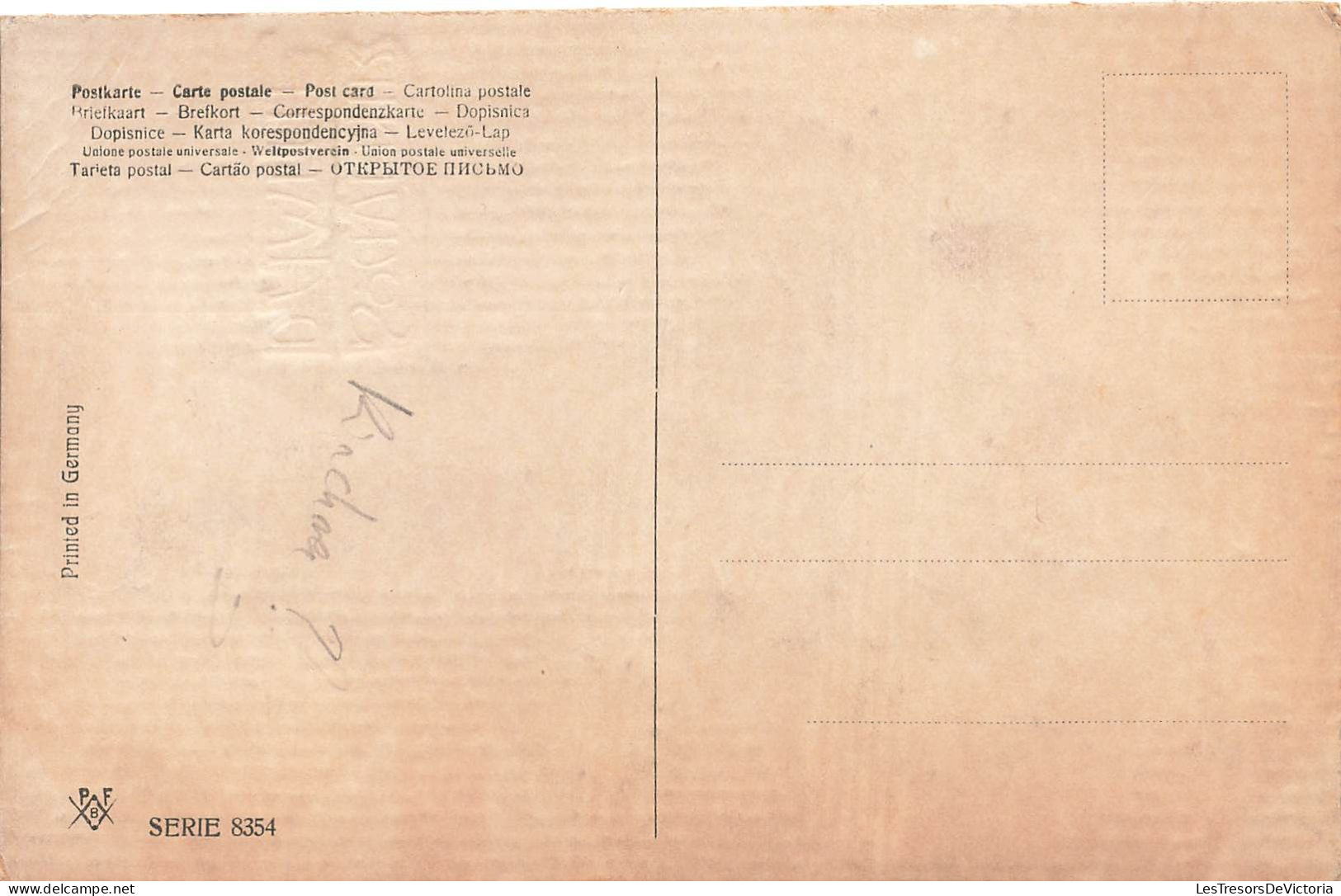 Illustrateur - Style Kirchner - Relief - Métalisé - Tournesol - Fleur - Femme Draperie  - Carte Postale Ancienne - Ohne Zuordnung
