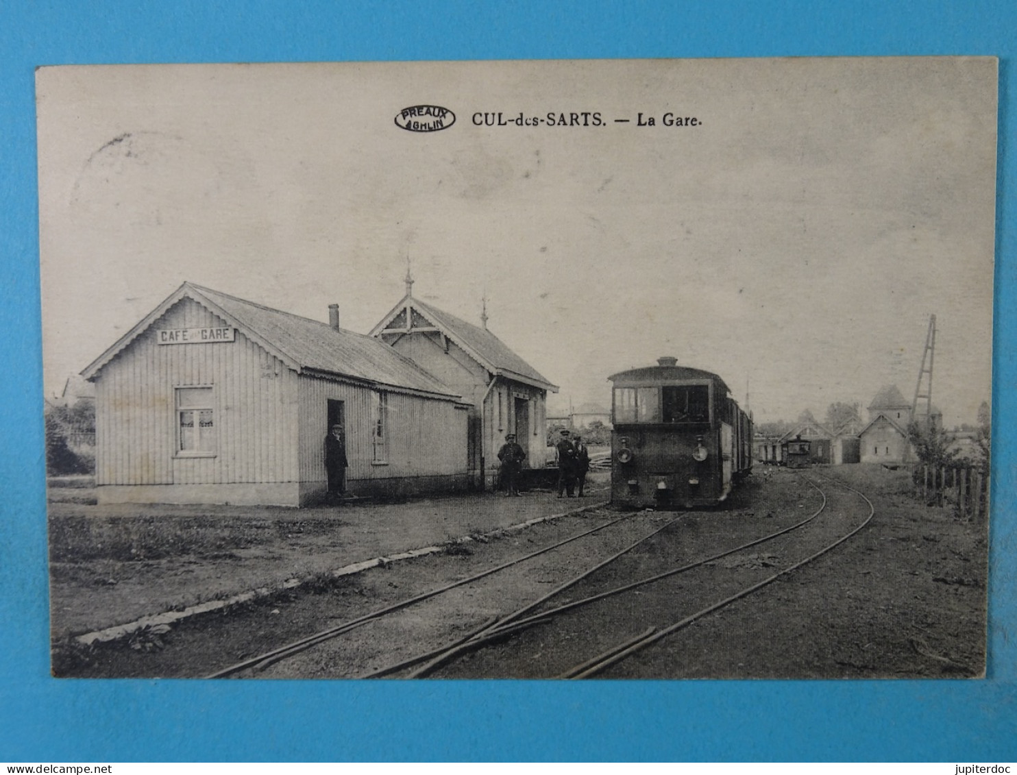 Cul-des-Sarts La Gare (tram à Vapeur, Stoomtram) - Cul-des-Sarts