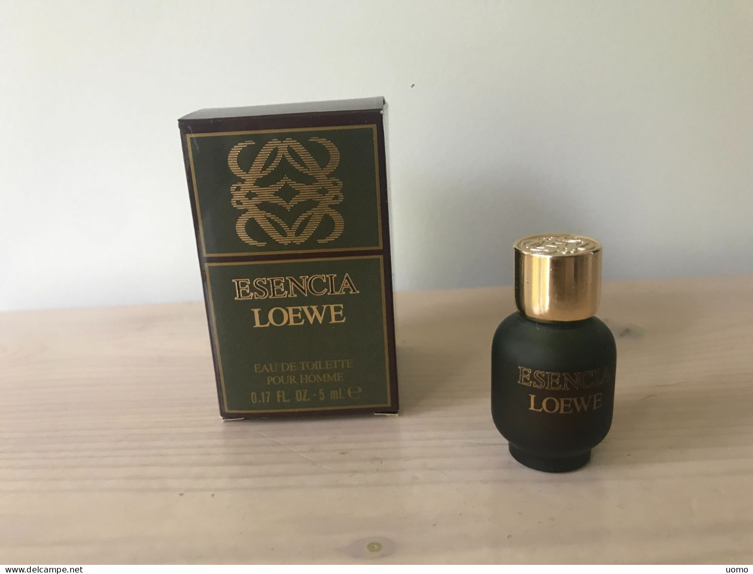 Esencia Pour Homme Loewe   (tekst Achterzijde) - Miniatures Hommes (avec Boite)