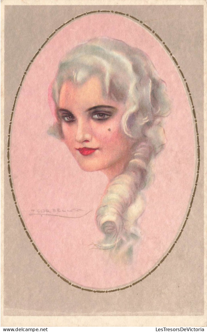 Illustrateur - Corbella - Femme Maquiller - Degami - Carte Postale Ancienne - Corbella, T.