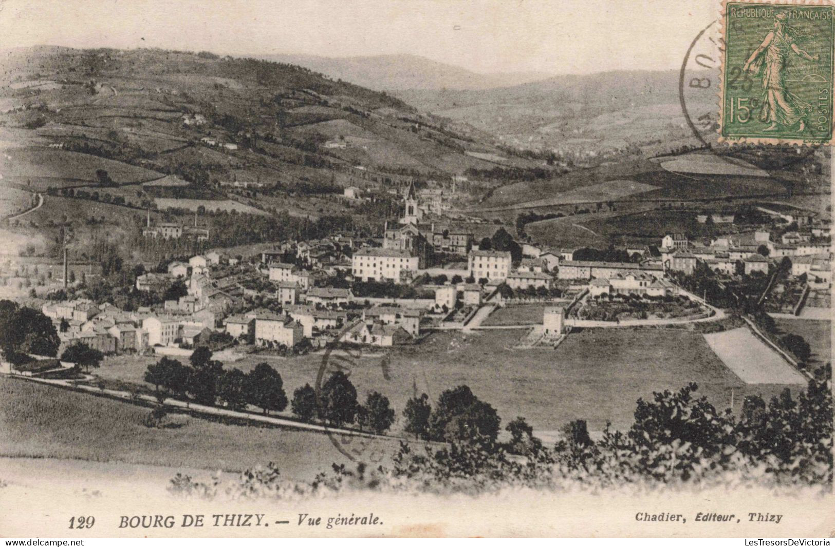 FRANCE -  Bourg De Thizy - Vue Générale - Carte Postale Ancienne - Thizy