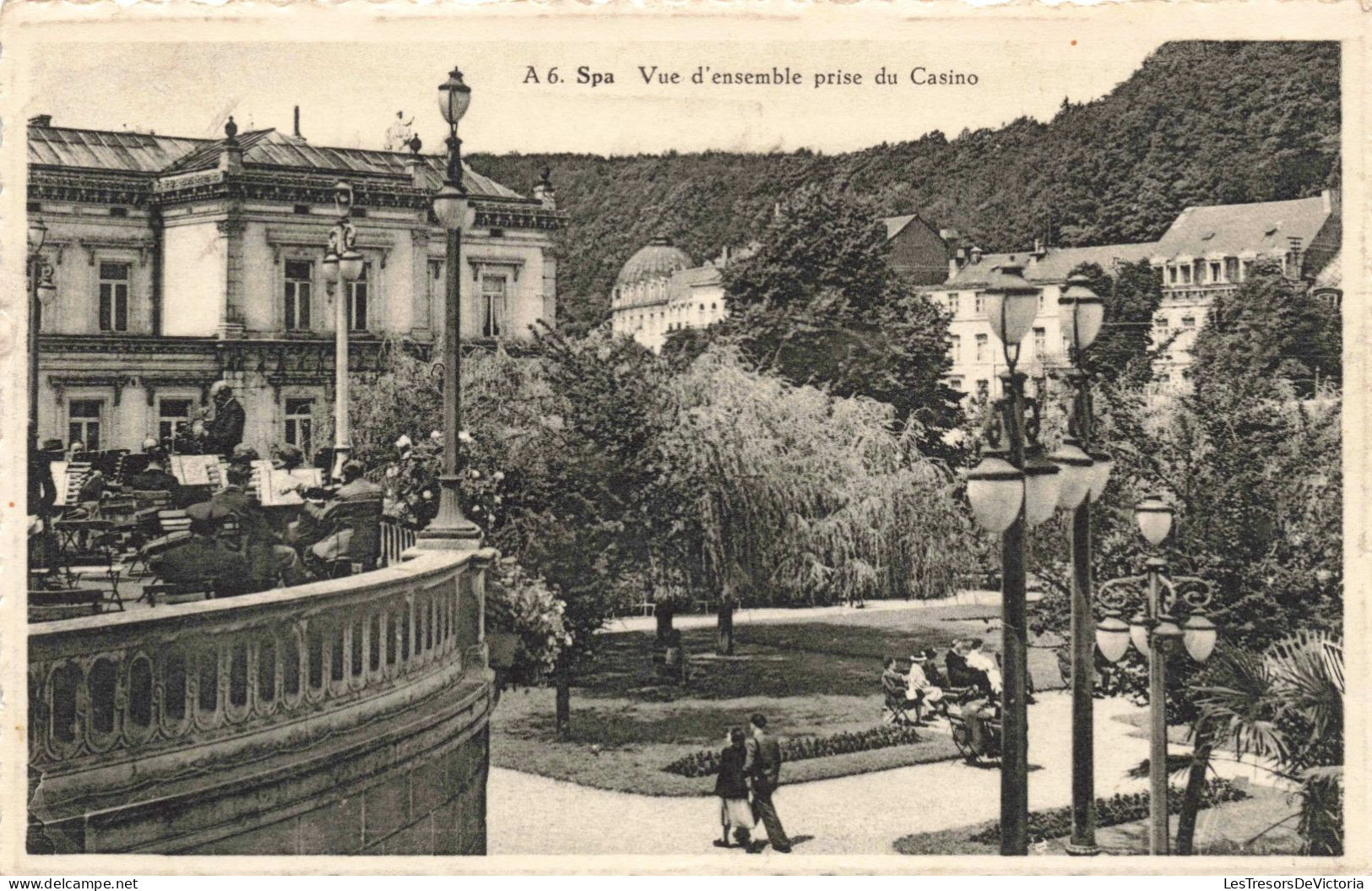 BELGIQUE - Spa - Vue D'ensemble Prise Du Casino  - Carte Postale Ancienne - Spa