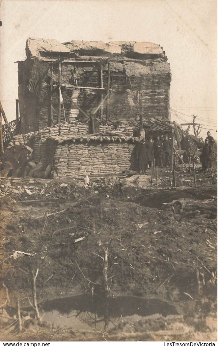 Militaria - Tour Carrée De Begschoote - Soldats - Carte Photo - Carte Postale Ancienne - Personnages