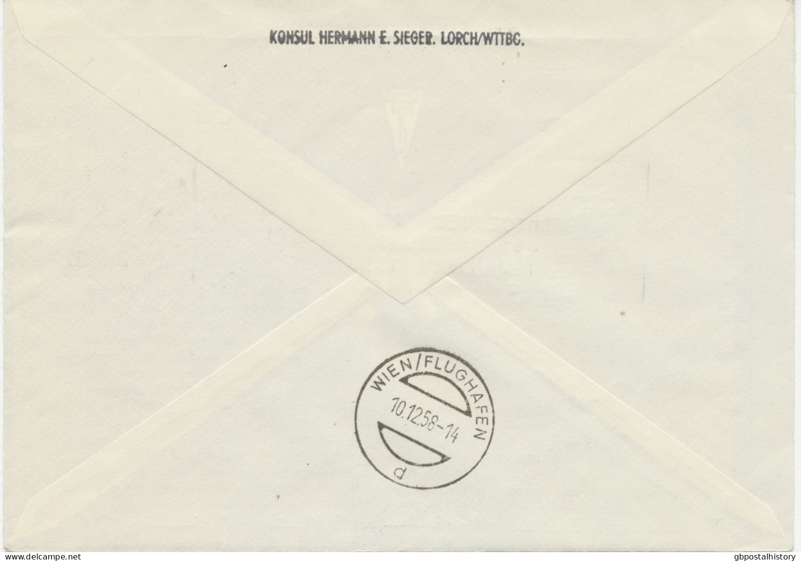 ÖSTERREICH 1958 1.Österreichische Düsenflugpost GRAZ-NAUTILUS Brief Mit SST (Interessentenpostamt) Graz 1. GRAZER BLITZ- - Premiers Vols