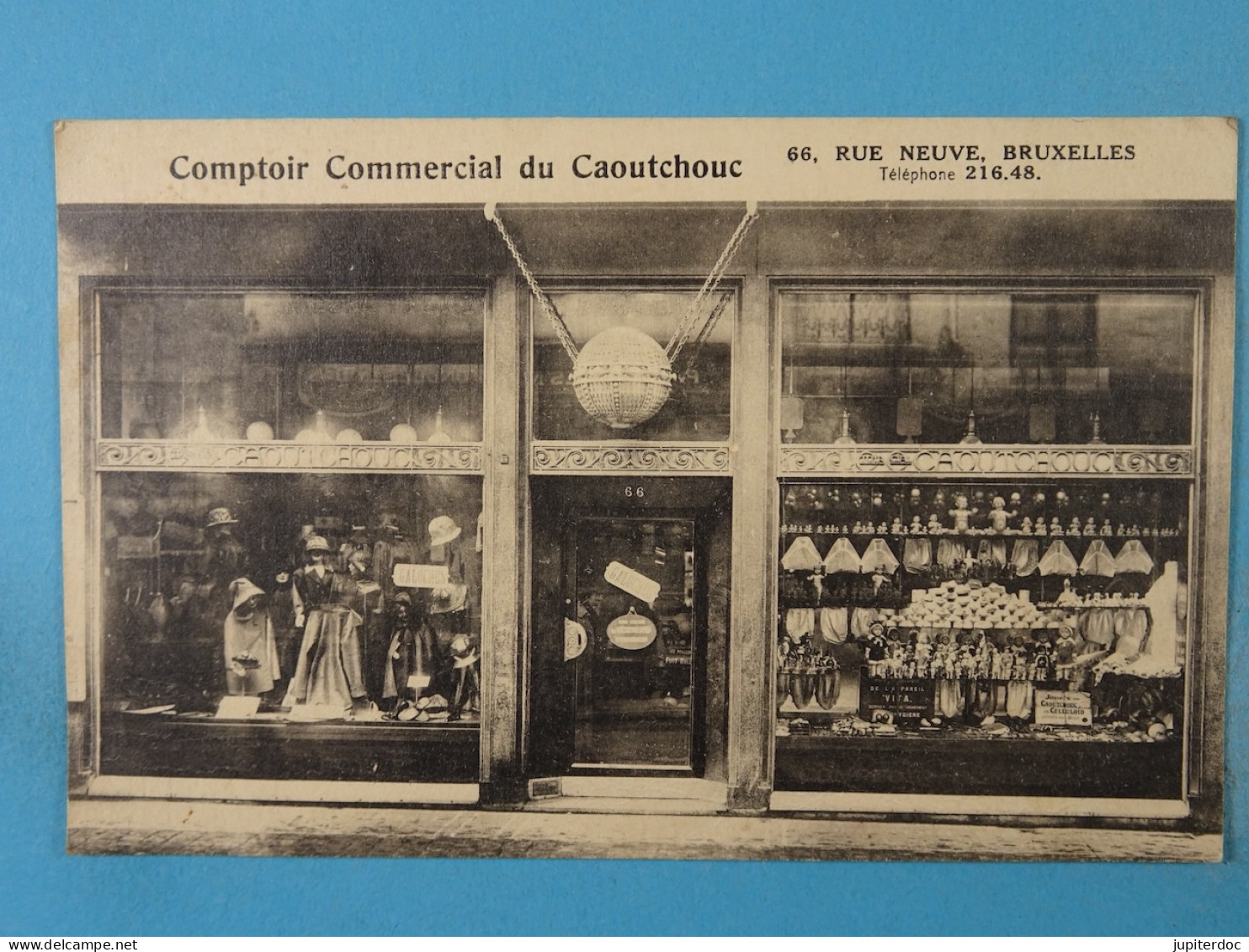 (Devanture De Magasin) Comptoir Commercial Du Caoutchouc 66, Rue Neuve Bruxelles - Avenues, Boulevards