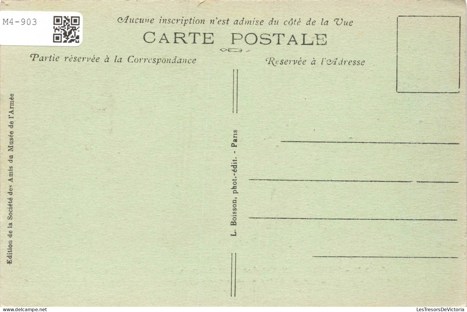 FRANCE - Paris - Hôtel Des Invalides - Musée De L'Armée "Nos Martyrs" - Carte Postale Ancienne - Musées