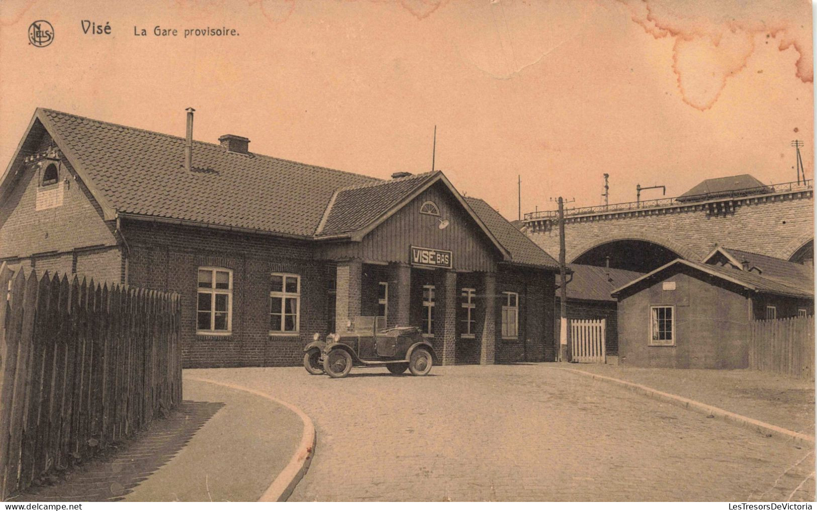 BELGIQUE - Visé - La Gare Provisoire - Carte Postale Ancienne - Wezet