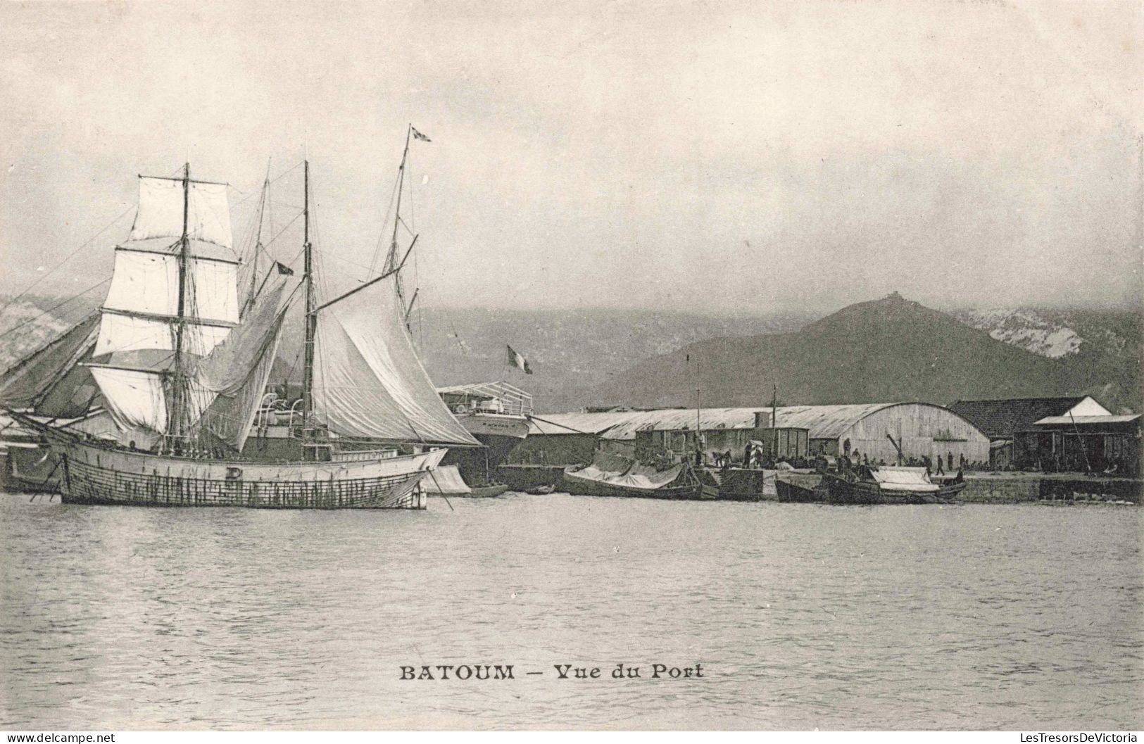 GEORGIE - Batoum - Vue Du Port - Carte Postale Ancienne - Georgië