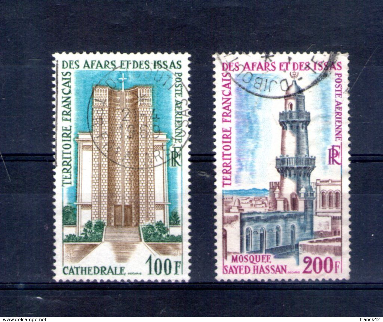 Afars Et Issas. Poste Aérienne. Cathédrale Et Mosquée - Used Stamps