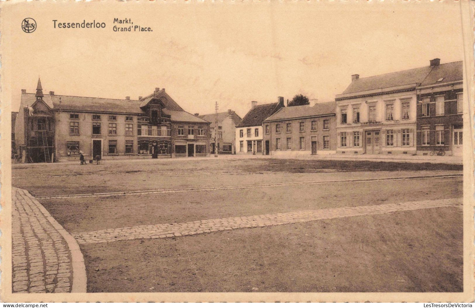 BELGIQUE - Tessenderlo - Grand'Place - Carte Postale Ancienne - Tessenderlo