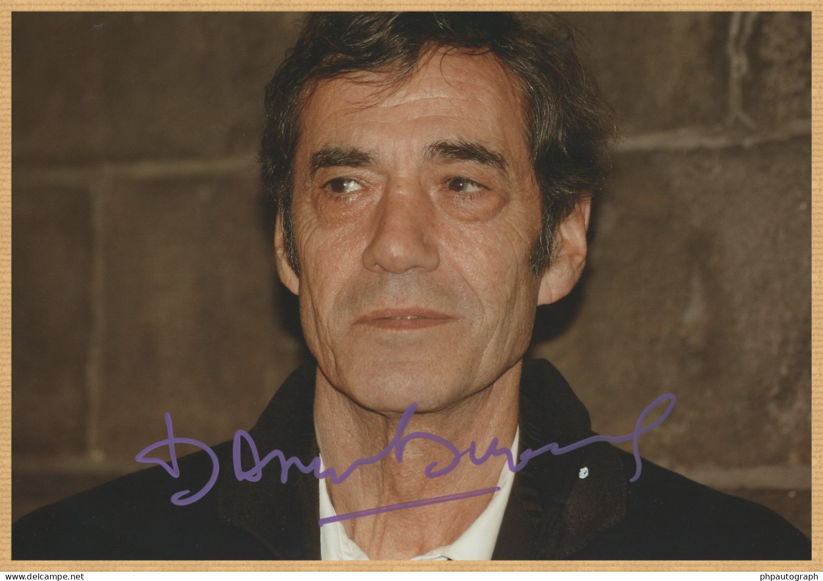 Daniel Duval (1944-2013) - Acteur & Cinéaste - Grande Photo Signée En Personne - Schauspieler Und Komiker