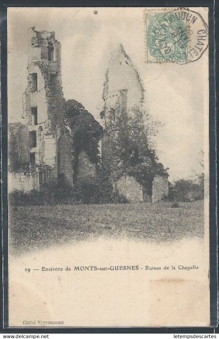 CPA 86 - Monts-sur-Guesnes, Ruines De La Chapelle - Monts Sur Guesnes