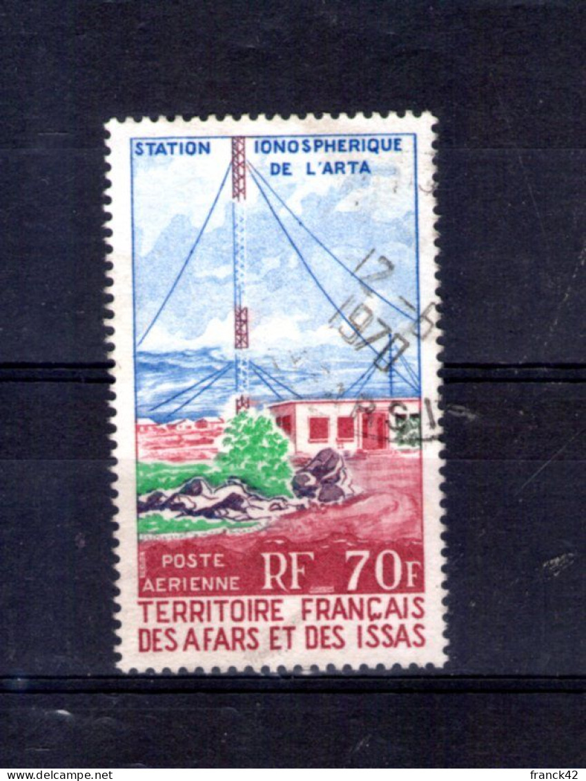 Afars Et Issas. Poste Aérienne. Station Ionosphérique De L'arta - Gebraucht