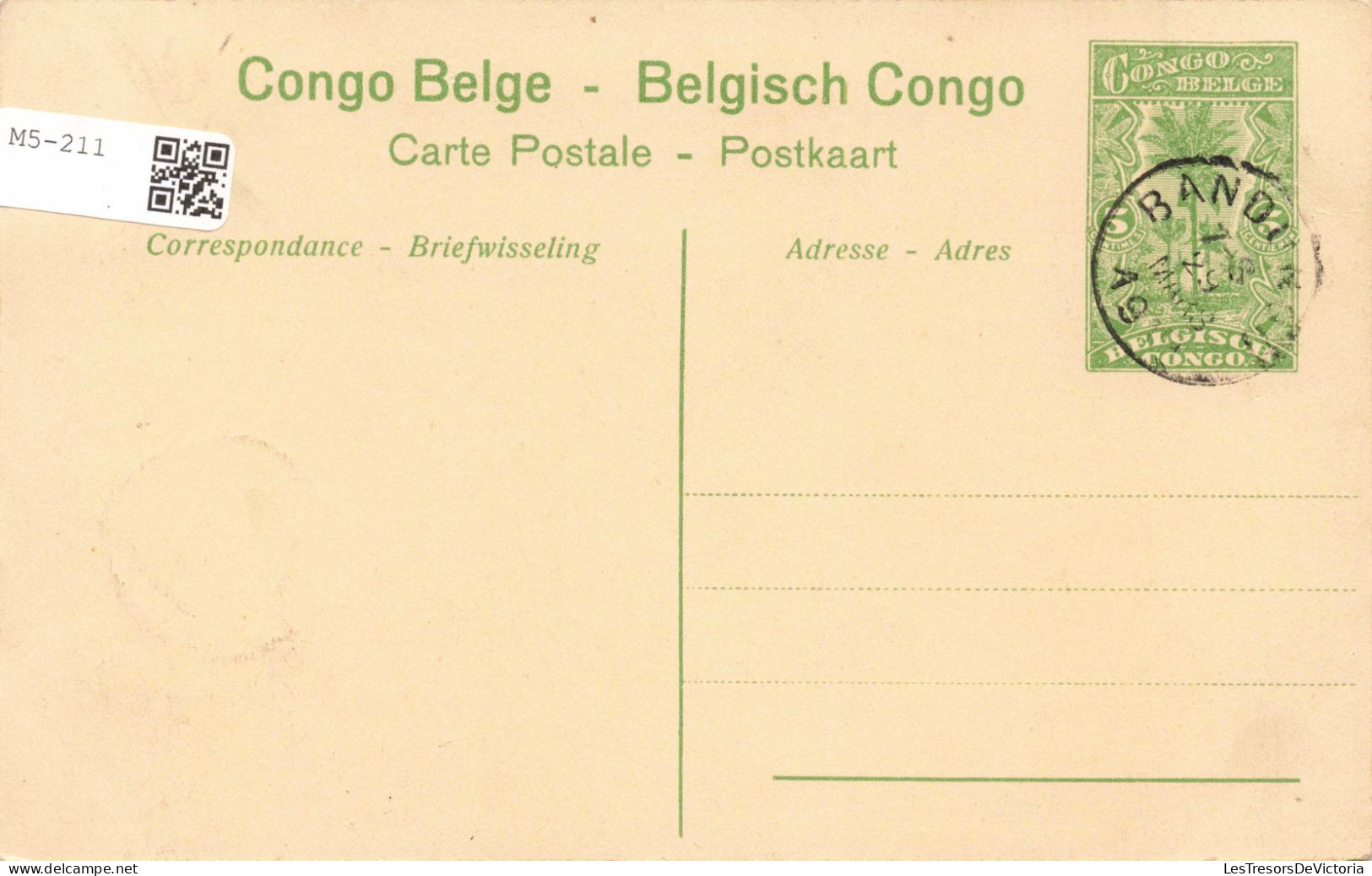 CONGO - Congo Belge - Fabrication Des Paniers Servant Au Transport De Caoutchouc - Carte Postale Ancienne - Belgisch-Kongo