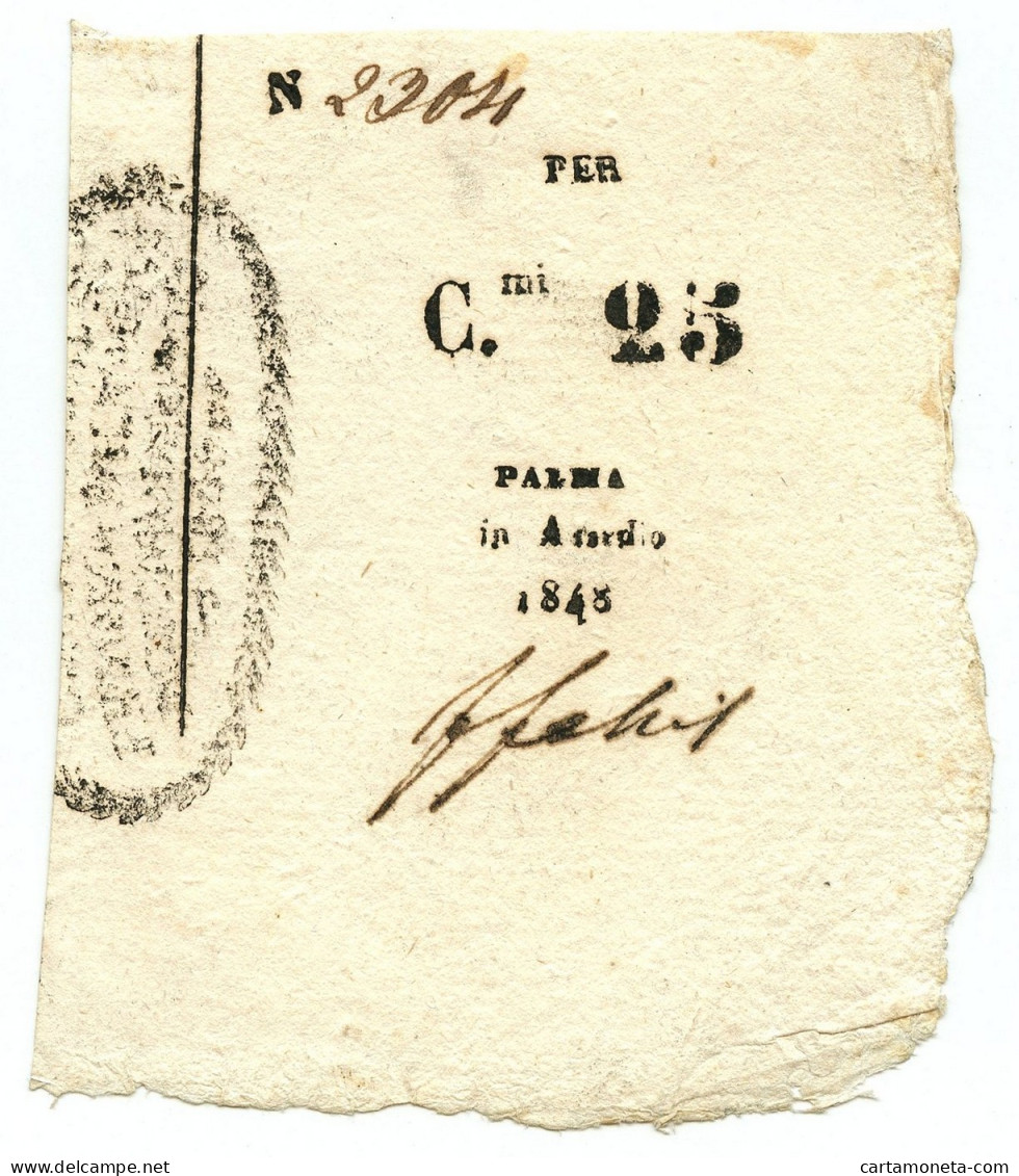 25 CENTESIMI ASSEDIO DI PALMANOVA CARTA MONETATA 1848 SUP - Other & Unclassified