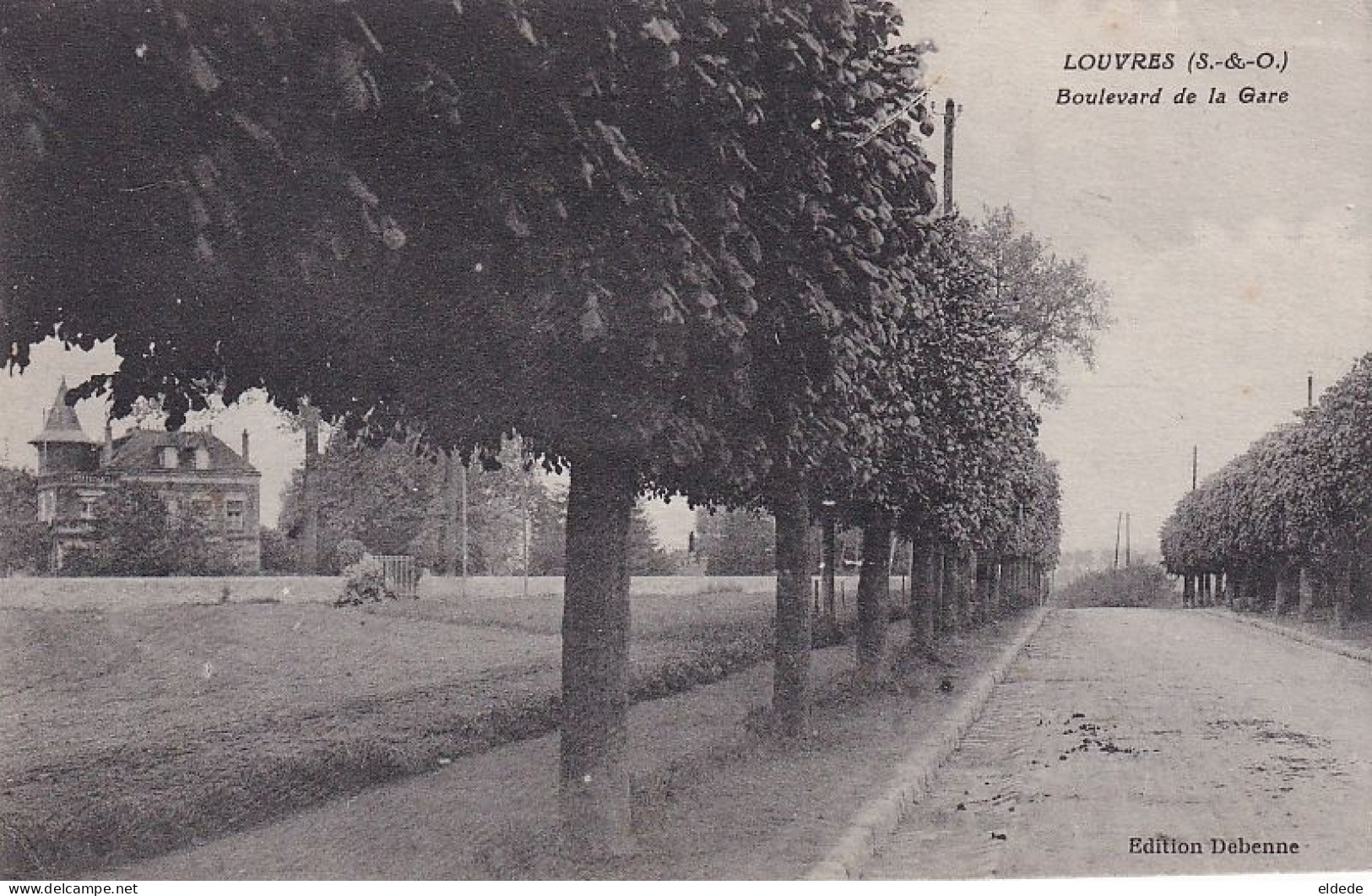 Louvres Boulevard De La Gare  Edt Debenne - Louvres