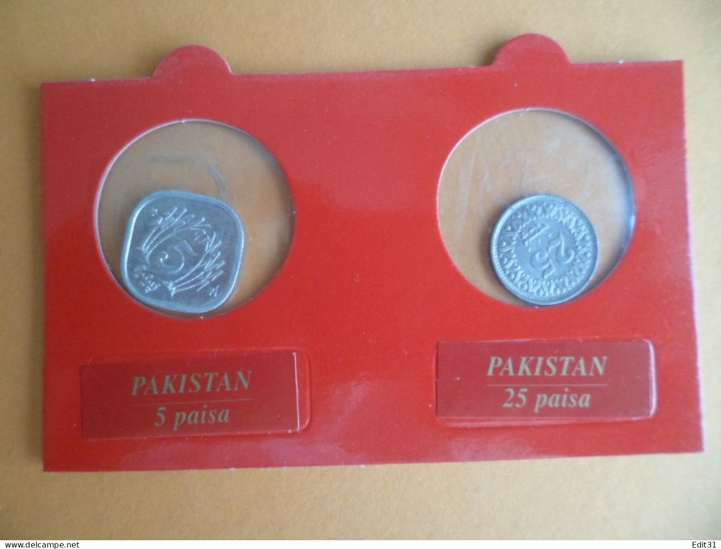 Monnaie - Sous Blister , Pakistan - 5 Et 25 Paisa - Pakistan