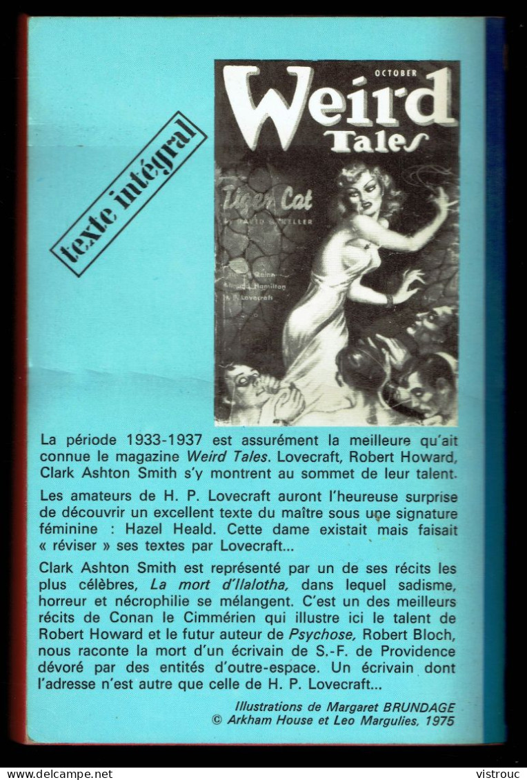 "Les Meilleurs Récits De WEIRD TALES 2", Pésenté Par J. SADOUL - Ed. J'AI LU N° 580 - 1975. - J'ai Lu