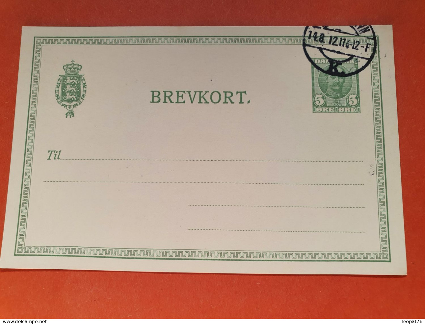 Danemark - Entier Postal Oblitéré - Réf 2243 - Entiers Postaux