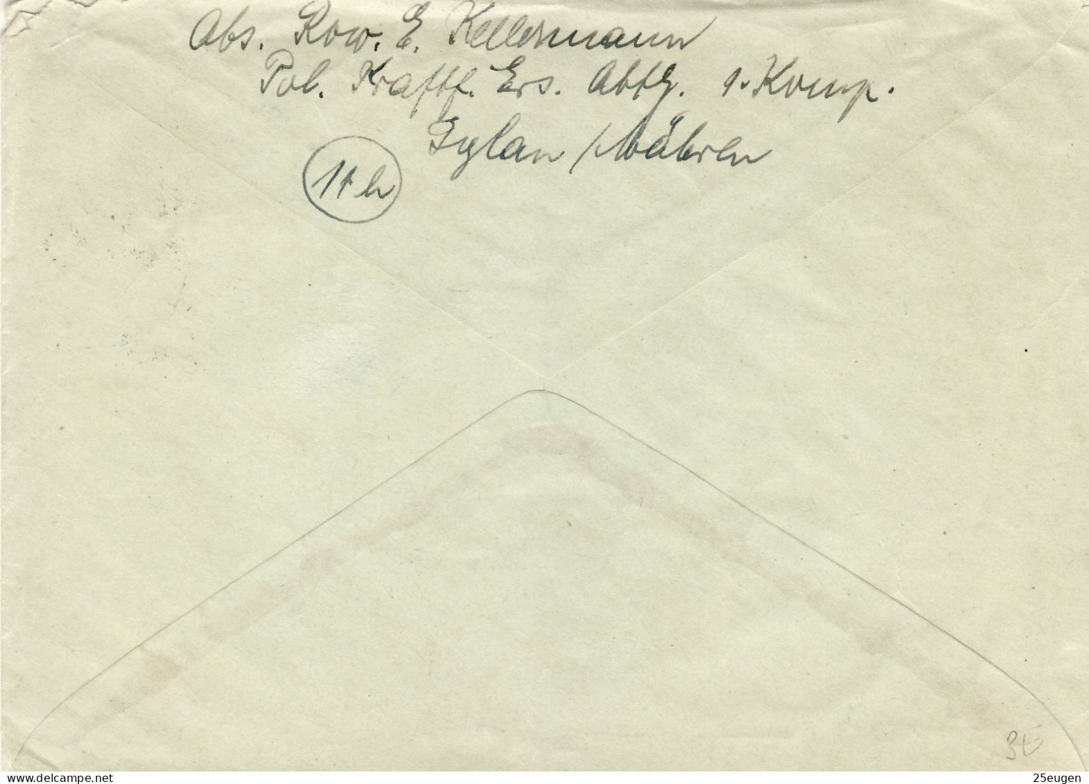 BOHEMIA & MORAVIA 1943 LETTER SENT TO WUPPERTAL - Briefe U. Dokumente