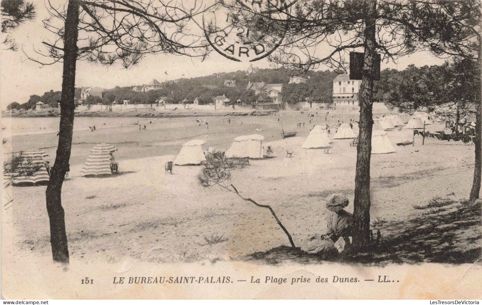 FRANCE - Pyrénées Atlantiques - Bayonne - Le Bureau Saint Palais - La Plage Prise Des Dunes - Carte Postale Ancienne - Bayonne
