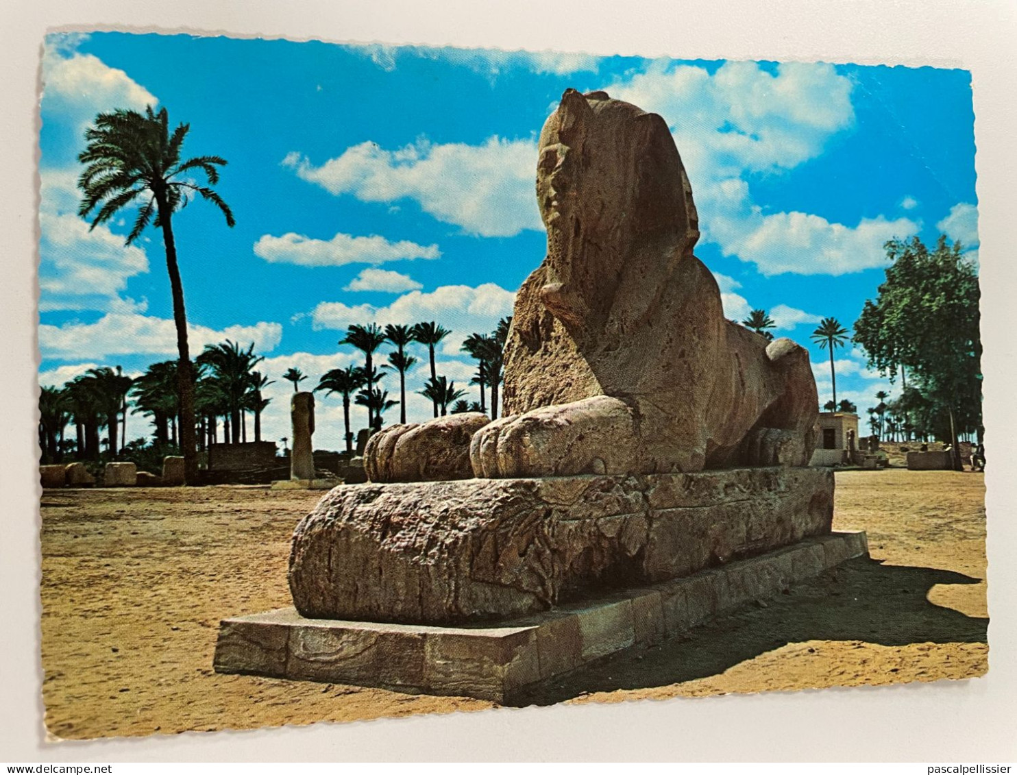 CPM - EGYPTE - MEMPHIS - Alabaster Sphinx - Sfinge