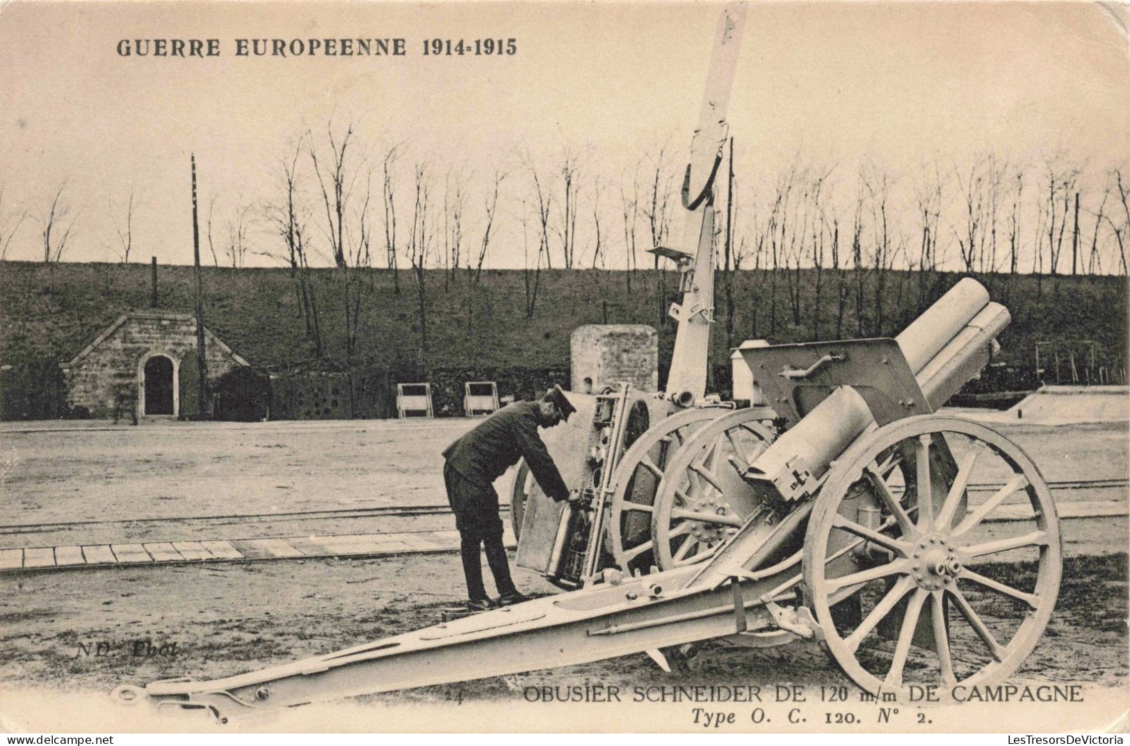 EVÉNEMENTS - Première Guerre Mondiale - Guerre Européenne - Artillerie Française  - Carte Postale Ancienne - Other & Unclassified