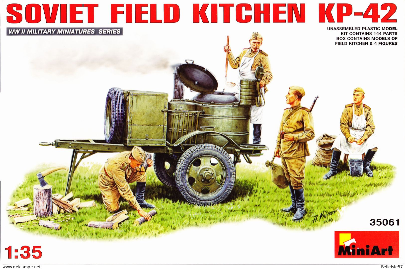 Figurines MiniArt  - Soldats Russes 1941/1944 - Soviet Field Kitchen KP-42 -  1/35 - Figurines