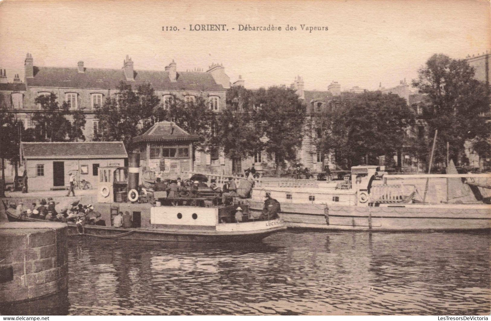 FRANCE - Morbihan - Lorient - Débarcadère Des Vapeurs - Carte Postale Ancienne - Lorient