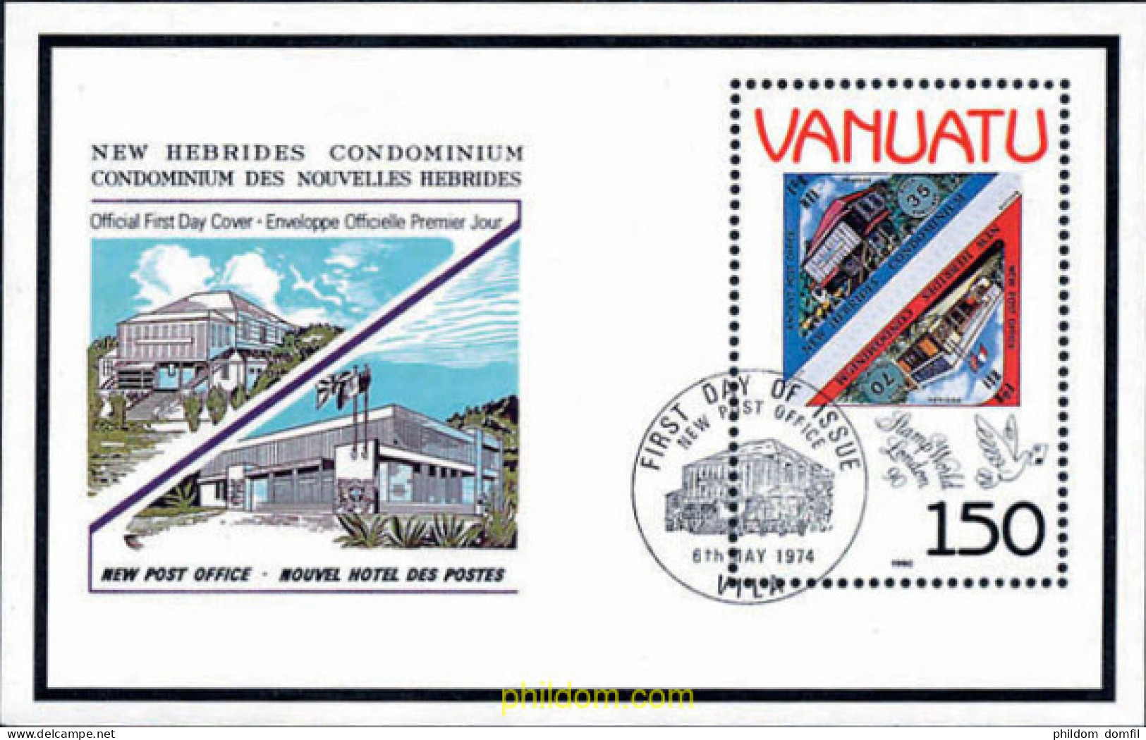 243908 MNH VANUATU 1990 STAMP WORLD LONDON 90. EXPOSICION FILATELICA INTERNACIONAL - Vanuatu (1980-...)