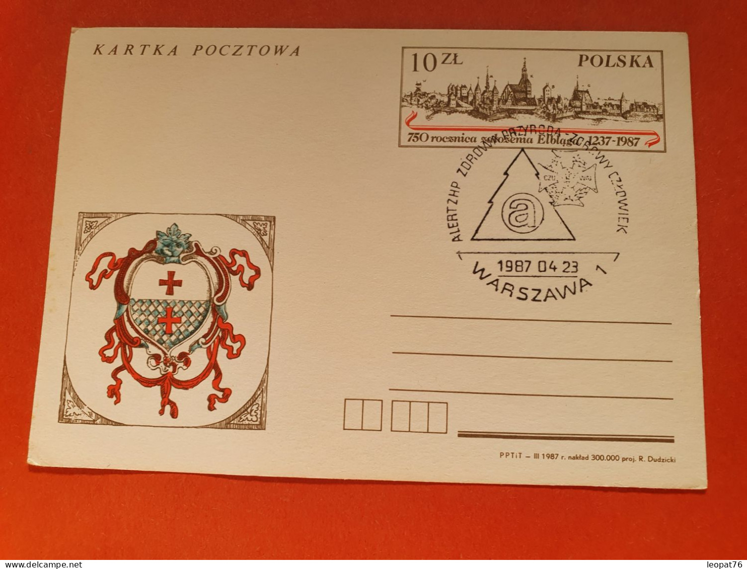Pologne - Entier Postal Avec Oblitération De Warszawa En 1987 - Réf 2270 - Stamped Stationery