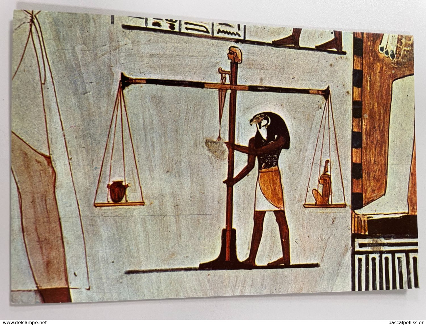 CPM - EGYPTE - TOMB Of NOBLE MENNA - 1412 BC - Horus Pèse Le Coeur Du Défunt - Pyramiden