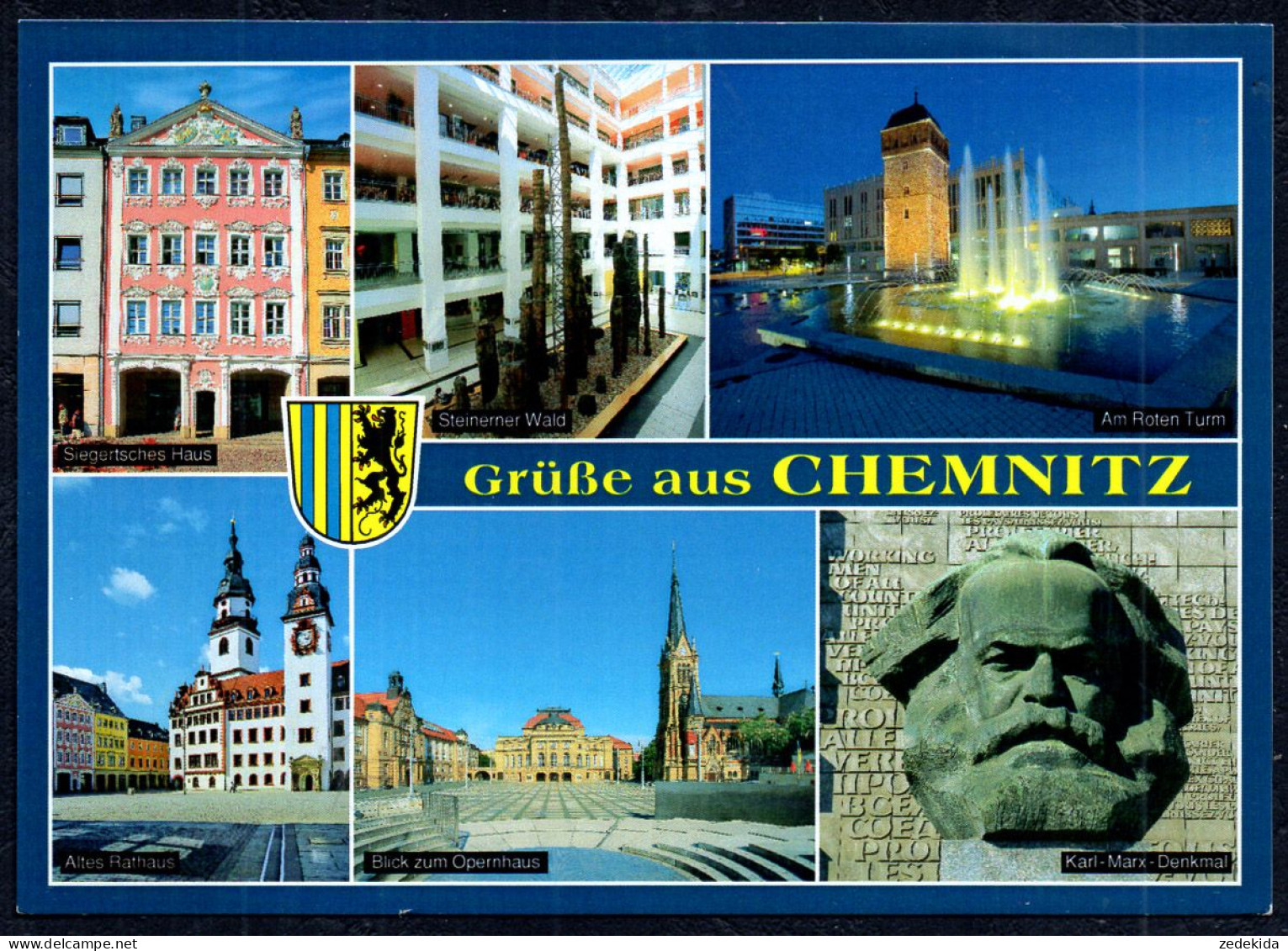 G4636 - TOP Chemnitz - Verlag Schöning - Chemnitz (Karl-Marx-Stadt 1953-1990)