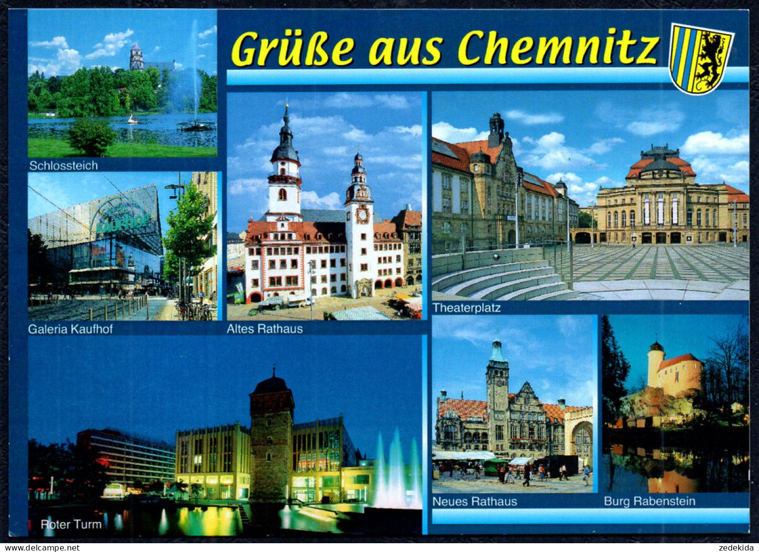 G4639 - TOP Chemnitz - Verlag Schöning - Chemnitz (Karl-Marx-Stadt 1953-1990)