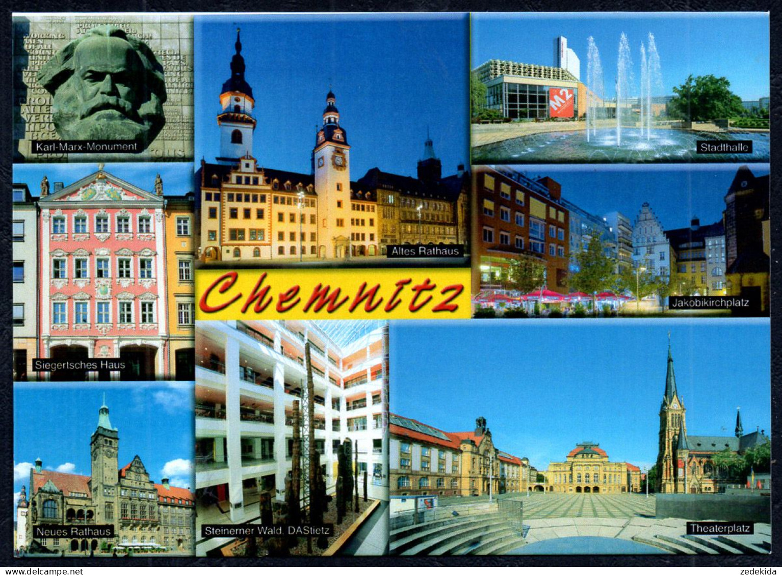 G4641 - TOP Chemnitz - Verlag Schöning - Chemnitz (Karl-Marx-Stadt 1953-1990)