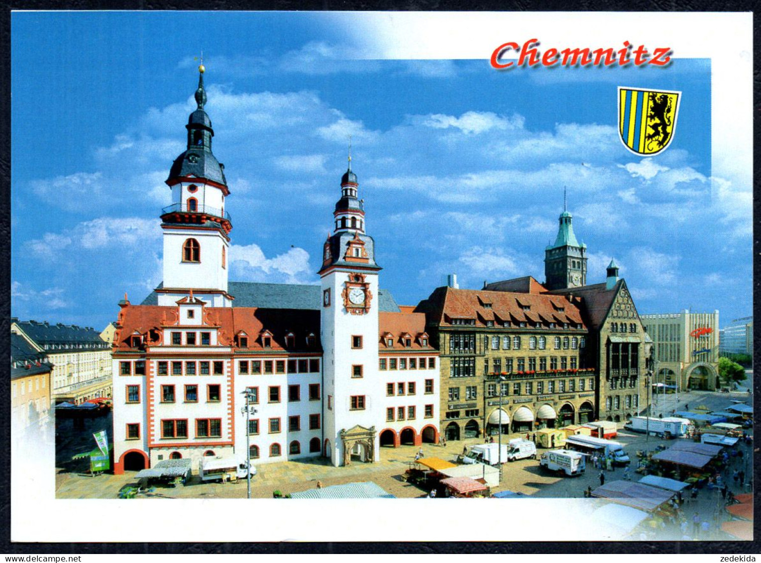 G4643 - TOP Chemnitz Rathaus - Verlag Schöning - Chemnitz (Karl-Marx-Stadt 1953-1990)