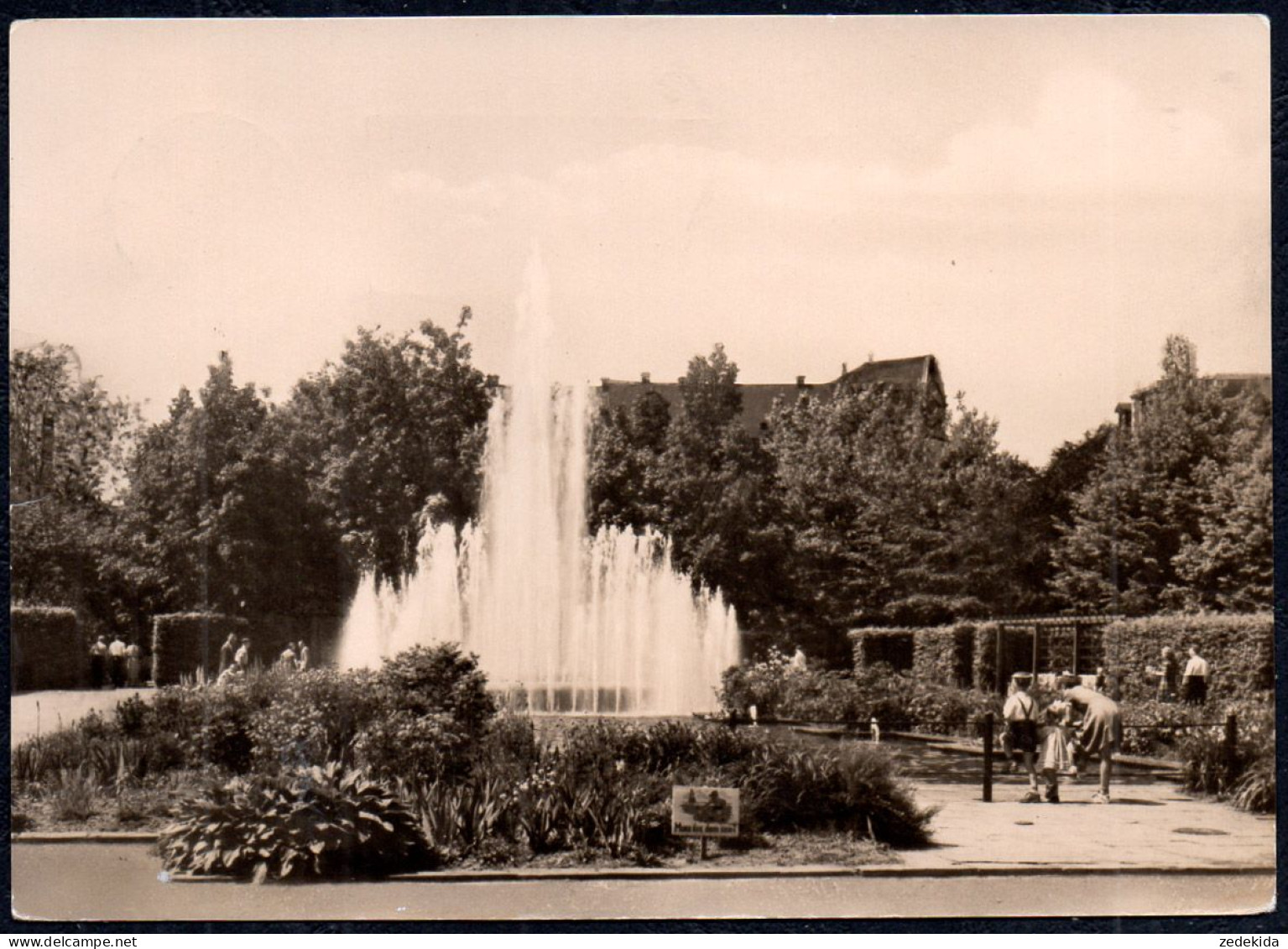 G4647 - Karl Marx Stadt - Springbrunnen Schloßteich - Erhard Neubert - Chemnitz (Karl-Marx-Stadt 1953-1990)