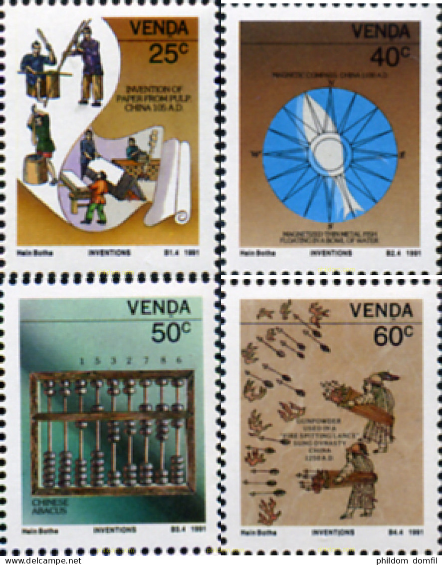 294770 MNH VENDA 1991 GRANDES INVENTOS - Venda