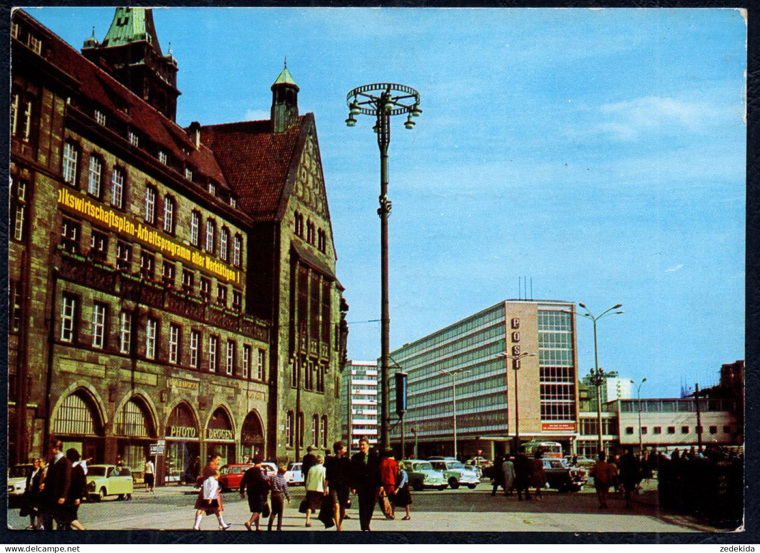 G4648 - Karl Marx Stadt - Post Postamt Hauptpost Rathaus - Erhard Neubert - Chemnitz (Karl-Marx-Stadt 1953-1990)