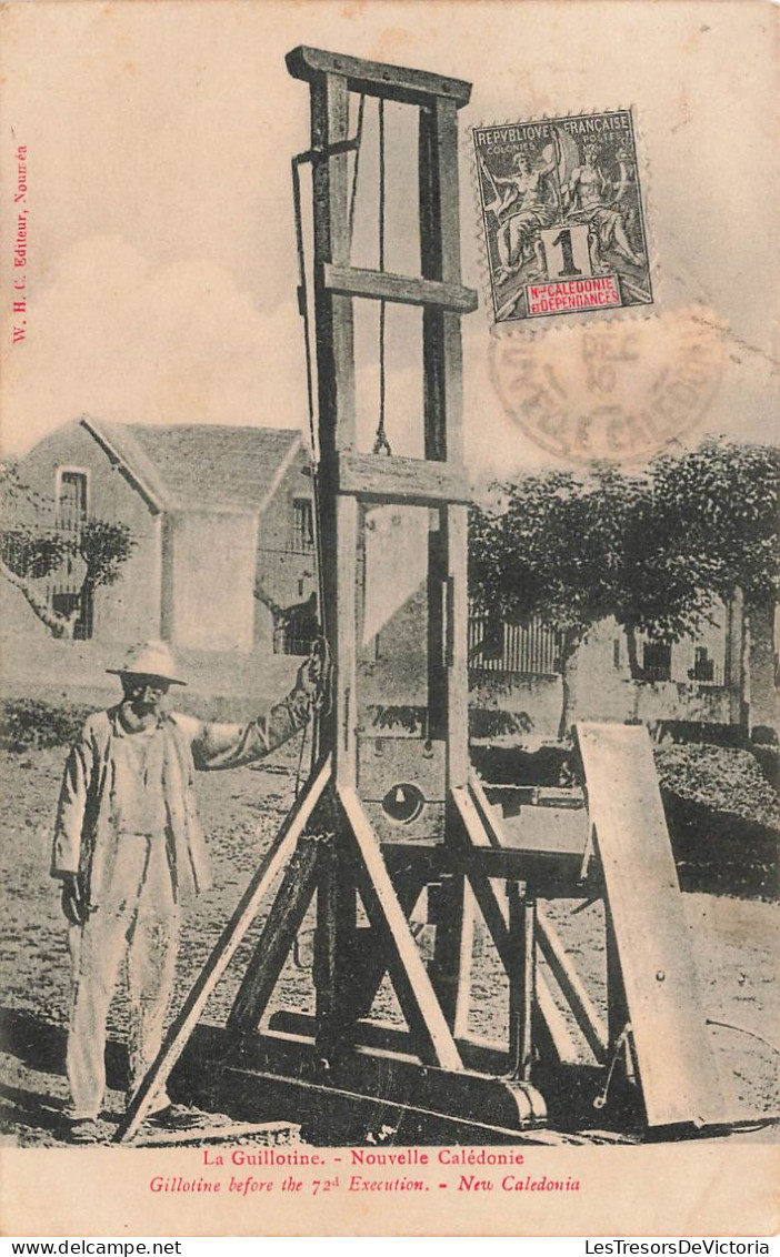 Nouvelle Calédonie - Nouméa - La Guillotine - Gillotine Before The 72 Execution  -  Carte Postale Ancienne - Nouvelle-Calédonie