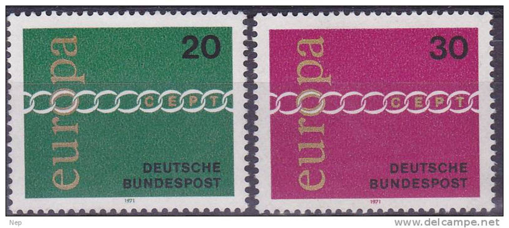 EUROPA - CEPT - Michel - 1971 - DUITSLAND - Nr 675/76 - MNH** - 1971