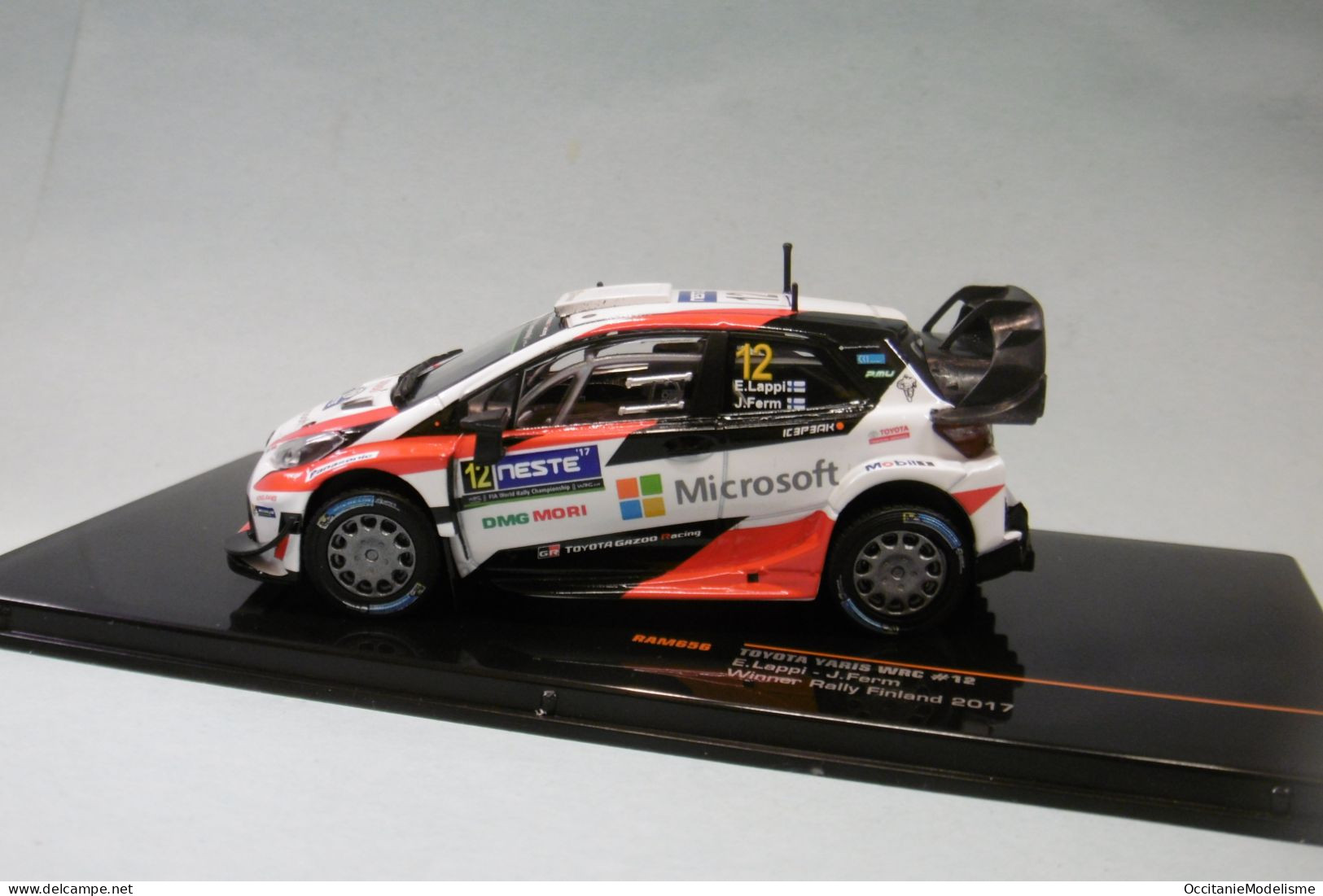 Ixo - TOYOTA YARIS WRC #12 1ère Winner Rally Finland 2017 Lappi - Ferme Réf. RAM656 NBO Neuf 1/43 - Ixo