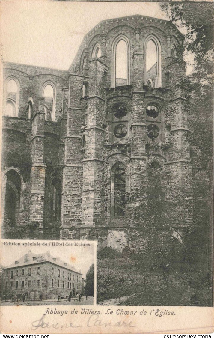 BELGIQUE - Aux Environs De Bruxelles - Abbaye De Villers - Le Choeur De L'église - Carte Postale Ancienne - Other & Unclassified