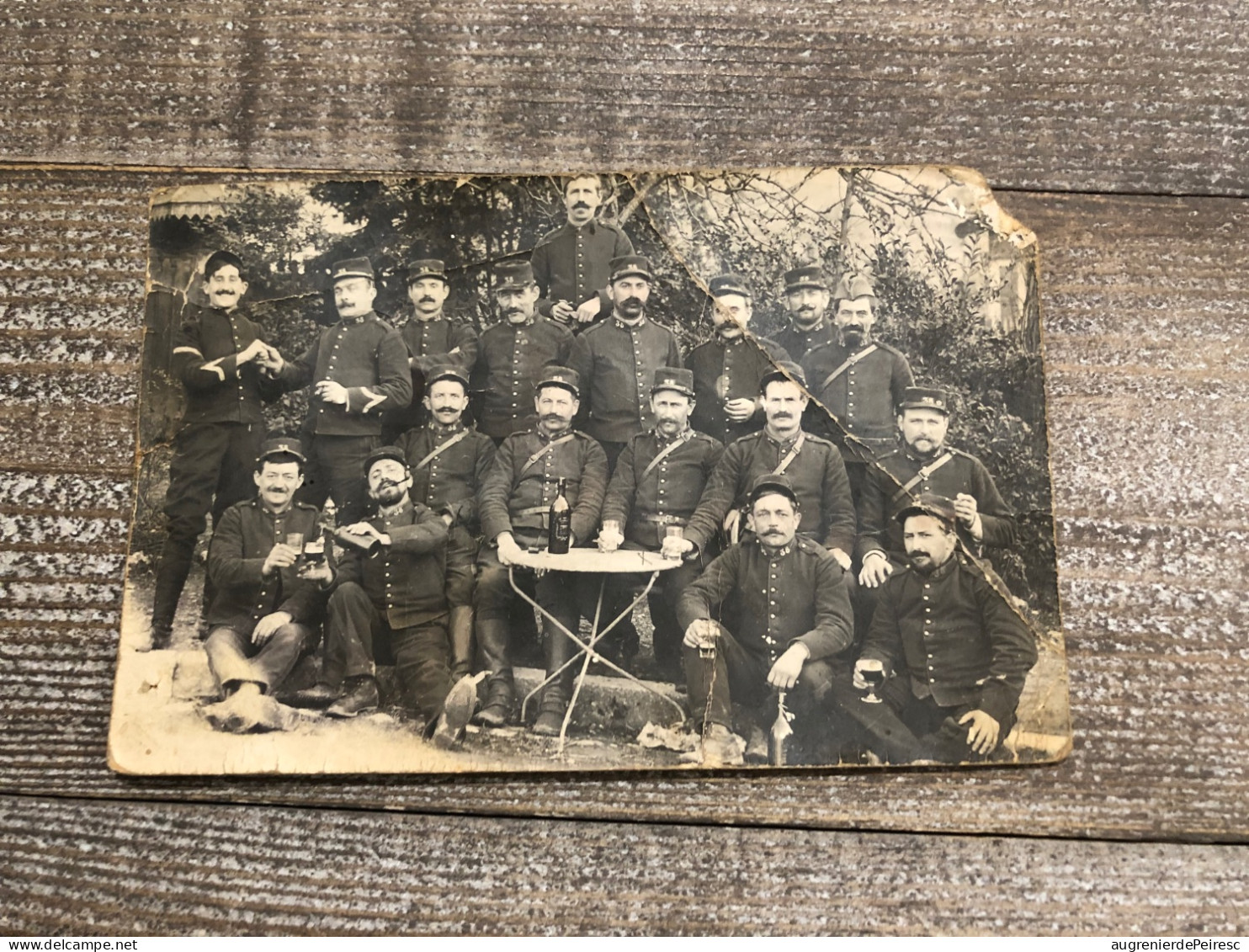 Photo Carte Poilus Groupe Du 38eme Régiment D’infanterie 1914 - 1914-18