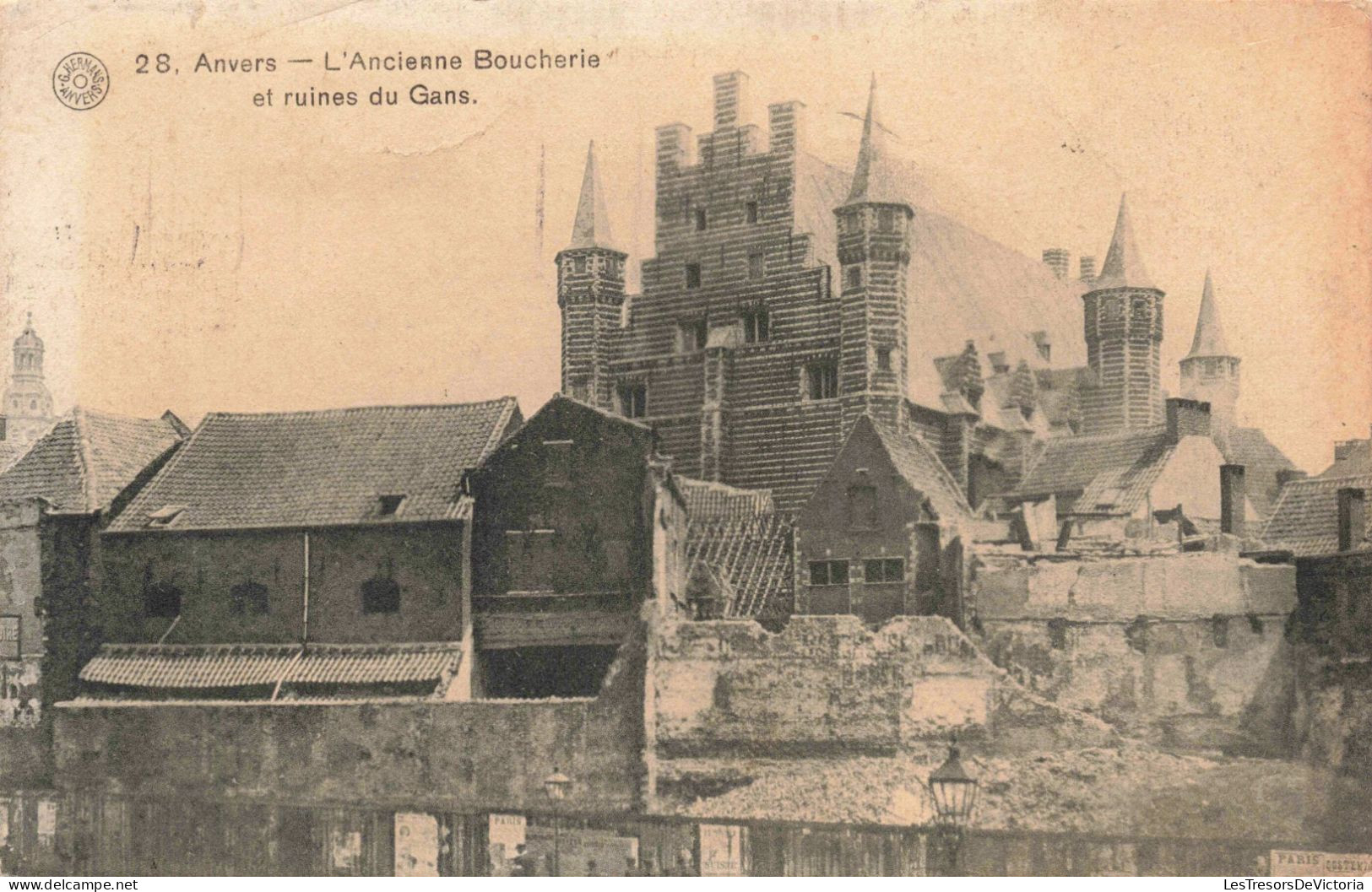 BELGIQUE - Anvers - L'ancienne Boucherie Et Ruines Du Gans - Carte Postale Ancienne - Sonstige & Ohne Zuordnung