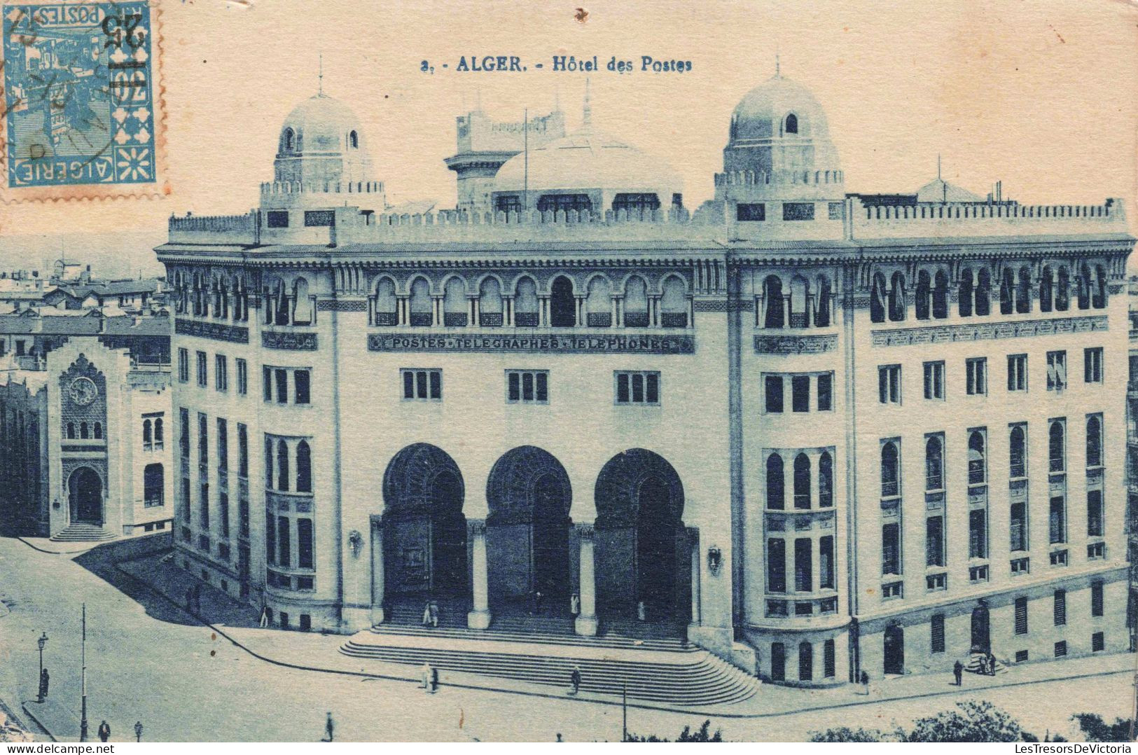 ALGERIE - Alger - Hôtel Des Postes  - Carte Postale Ancienne - Algiers