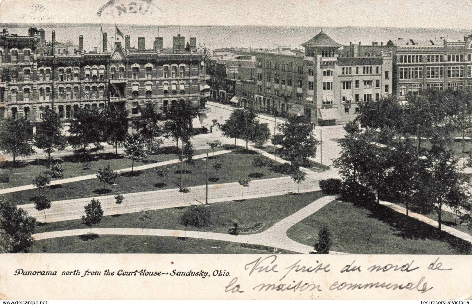 ETATS-UNI - Ohio - Panorama North From The Court House -Sandusky - Carte Postale Ancienne - Other & Unclassified