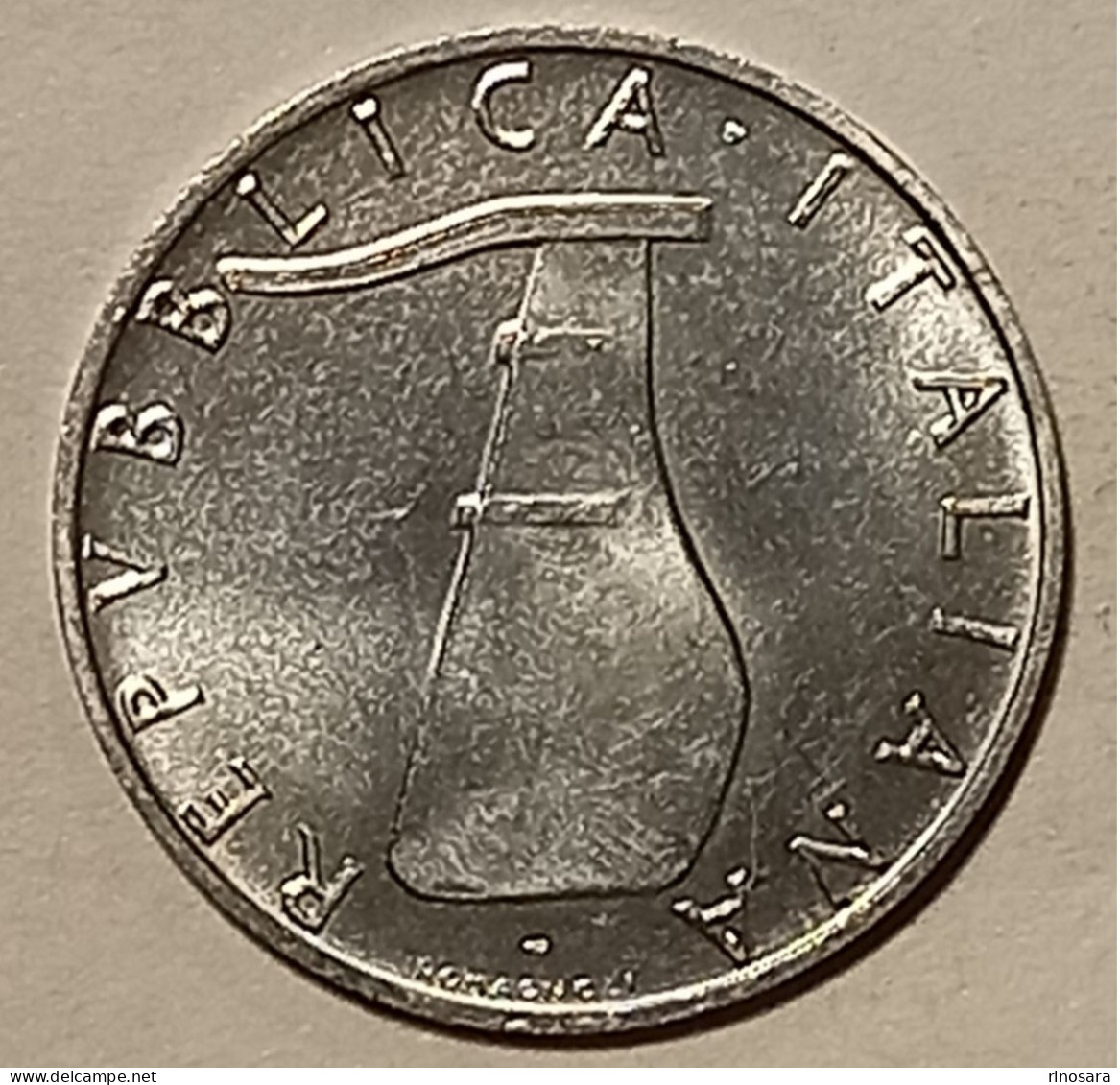 Errore Di Conio 5 Lire 1972 Repubblica Italiana - 5 Liras