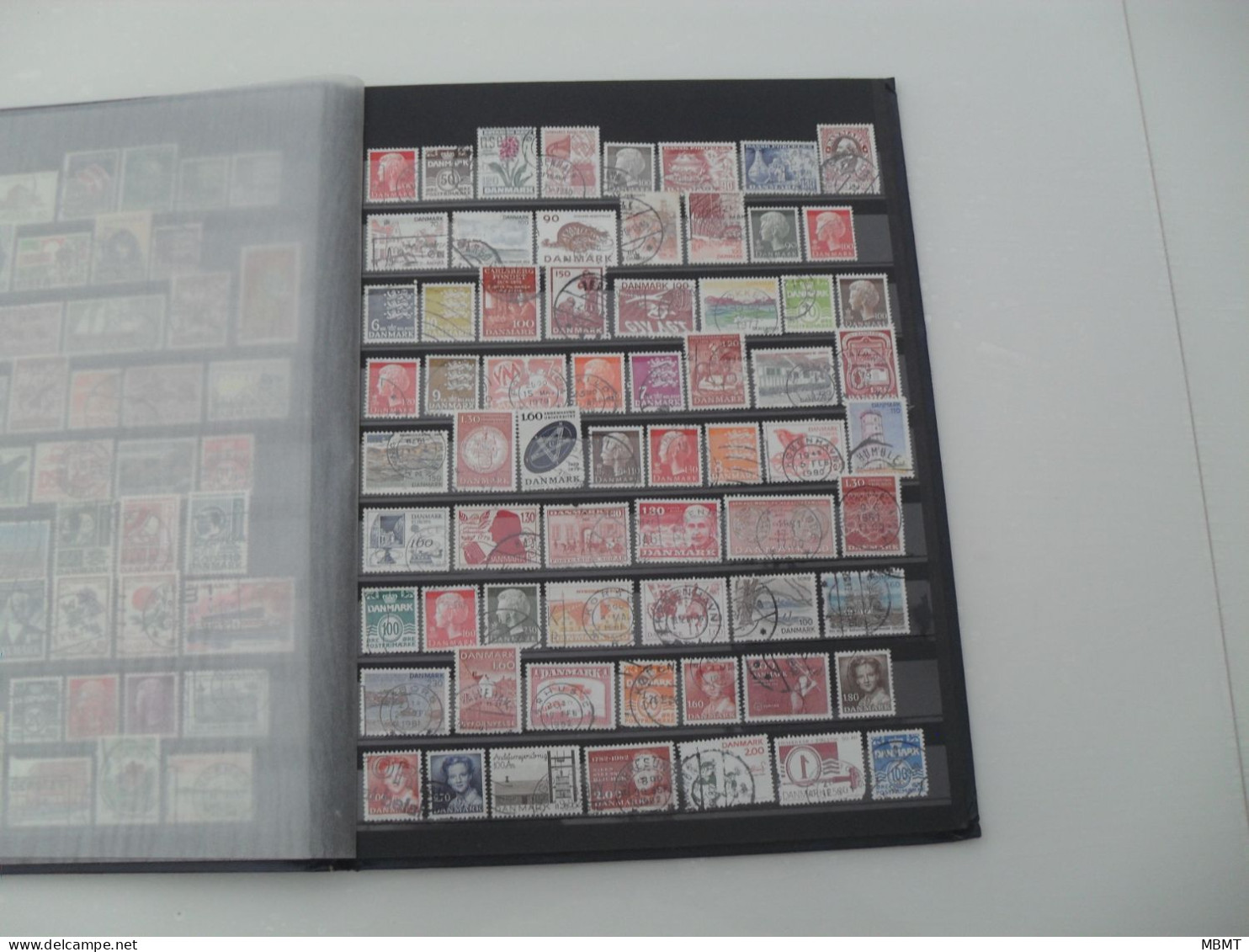 Album N°7 - année 1851 à l'année 2014 - Collections timbres oblitéré Danemark  -