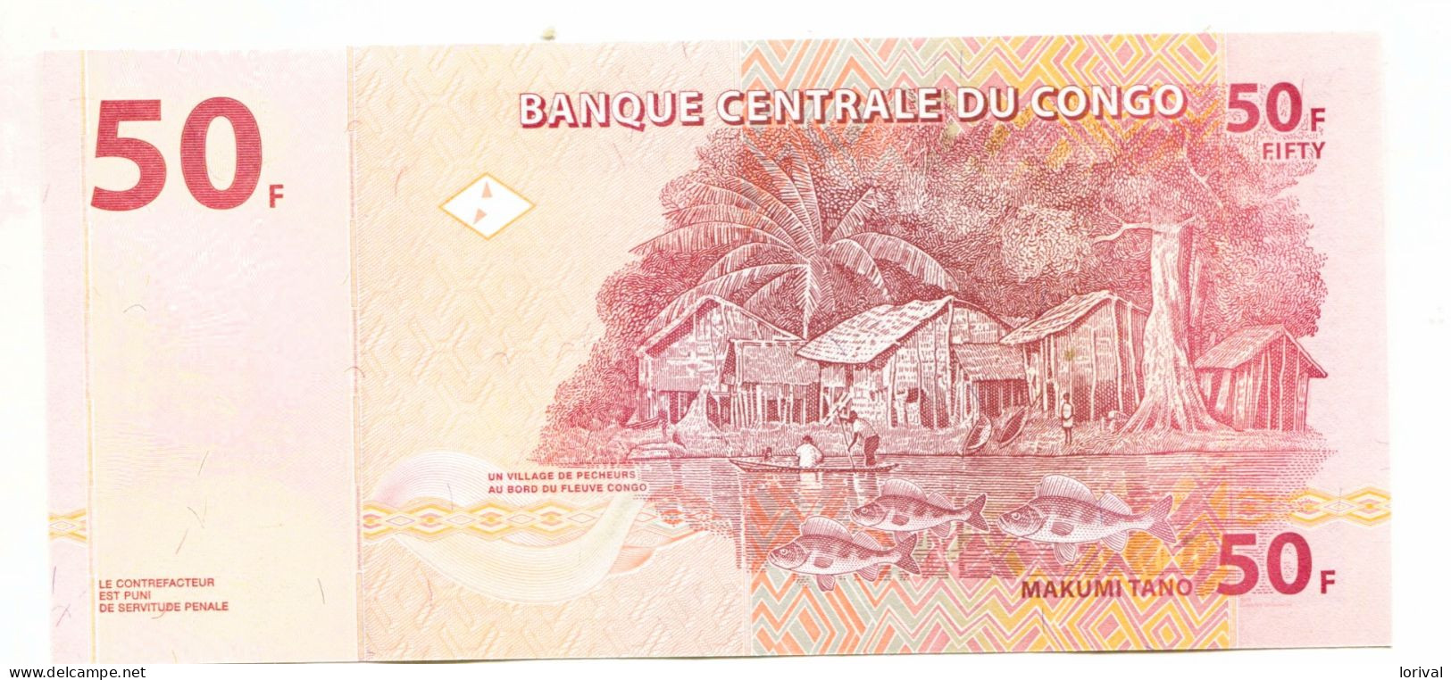 50 Francs30:06:2013 Neuf 3 Euros - République Démocratique Du Congo & Zaïre